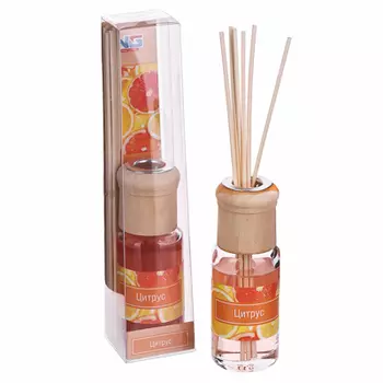 Ароматизатор диффузор с палочками, аромат цитрус, 35 мл, NEW GALAXY