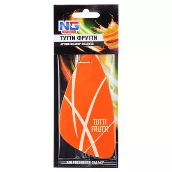Ароматизатор в машину бумажный, аромат тутти фрути, "Galaxy" NEW GALAXY