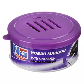 Ароматизатор в машину гелевый, аромат новая машина, "Ультрагель" NEW GALAXY