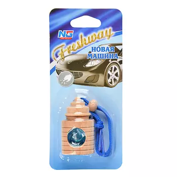 Ароматизатор в машину подвесной, аромат новая машина, "Freshway" NEW GALAXY