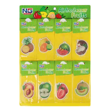 Ароматизатор в машину подвесной, микс ароматов, "Фрукты" NEW GALAXY