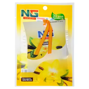 Ароматизатор воздуха саше, аромат ваниль, NEW GALAXY