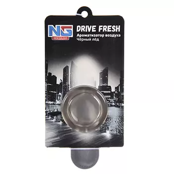 Автомобильный ароматизатор мембранный, аромат черный лед, "Drive Fresh" NEW GALAXY