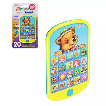 АЗБУКВАРИК Игрушка интерактивная "Мультиплеер ШИРОКИЙ", 4 дизайна