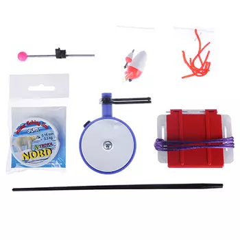 AZOR FISHING Набор для зимней рыбалки спортивный, 9 предметов