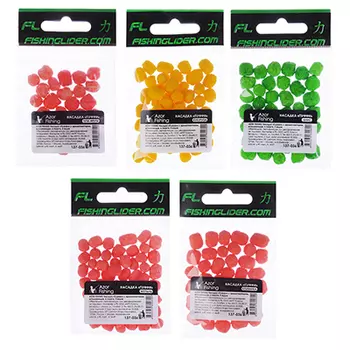 AZOR FISHING Насадка "Пуффи" с ароматизатором, всплывающая, в пакете, 5 видов