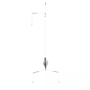AZOR FISHING Оснастка донная c 3 крючками и кормушкой