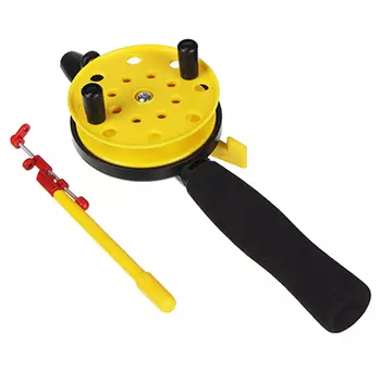 AZOR FISHING Удочка для зимней рыбалки 35 см, с катушкой, кивок-пружина