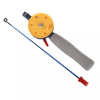 AZOR FISHING Удочка для зимней рыбалки 35см, с катушкой, файбергласс, нов