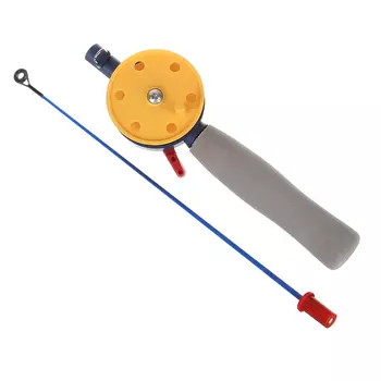 AZOR FISHING Удочка для зимней рыбалки 35см, с катушкой, файбергласс, нов