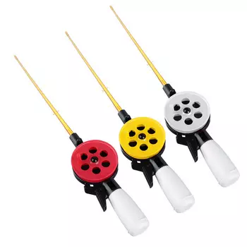 AZOR FISHING Удочка зимняя с пенопластовой ручкой, диаметр 50мм, со складываемыми ножками, 3 цвета