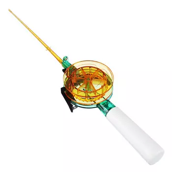 AZOR FISHING Удочка зимняя с пенопластовой ручкой, диаметр 70мм, два хлыстика разной жесткости