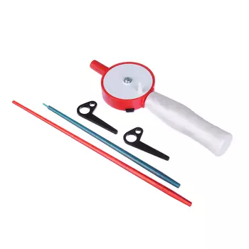 AZOR FISHING Удочка зимняя с ручкой из пенополистирола, два шестика из поликарбоната