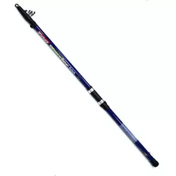 AZOR Удочка файберглас 5м с кольцами Top Warrior cиняя