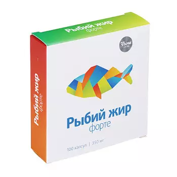 БАД Рыбий жир форте,капс 350 мг №100 (пакеты)