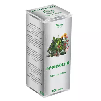 БАД Сироп Бронхосип на травах, 100мл, пл/фл, инд.уп.