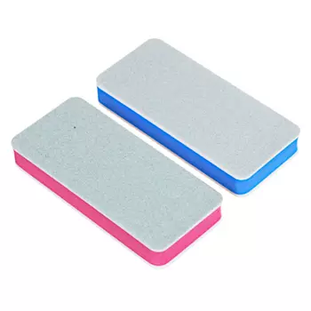 Бафик для ногтей 2-х сторонний ЮниLook, 320/600 грит, 8,8х4 см, 2 цвета