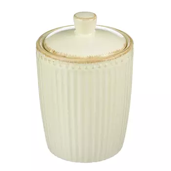 Банка для хранения 600 мл, керамика, MILLIMI "Ваниль"