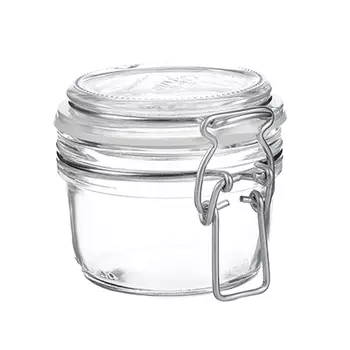 Банка для хранения сыпучих продуктов 125 мл Bormioli Fido, бугельныё замок