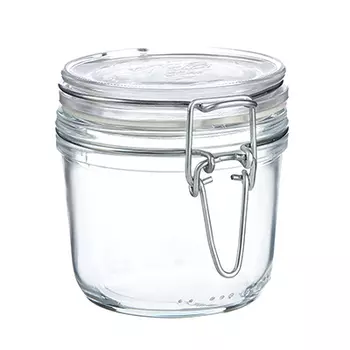 Банка для сыпучих продуктов 350 мл Bormioli Fido, бугельный замок, стекло