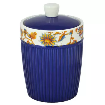 Банка для сыпучих продуктов 660 мл, керамика, MILLIMI "Ноктюрн"