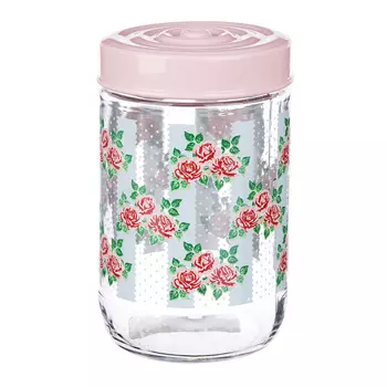 Банка для сыпучих продуктов HEREVIN Белинда, стекло, 660мл