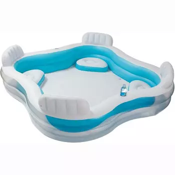 Бассейн надувной семейный INTEX, 229х229х66 см, от 3 лет, 56475