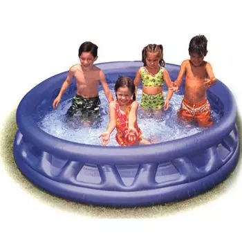 Бассейн с надувным бортом, 168х46 см, возраст от 3 лет, INTEX, 58431