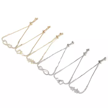 BERIOTTI Браслет, биж.сплав, р-р универс., 3 дизайна, БЖ18-54