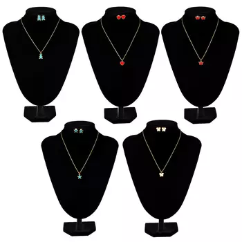 BERIOTTI Набор 2пр.:подвеска на цепи 40-45см, серьги-гвоздики,биж.сплав, 6 дизайнов, 7+, БЖ18-03