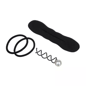 BERIOTTI Набор для создания прически 4пр: твистер, заколка, резинки, сплав, пластик, полиэстер