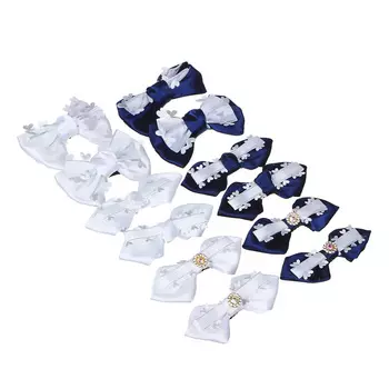 BERIOTTI Набор заколок для волос 2шт, полиэстер, металл, 4см, 3 дизайна