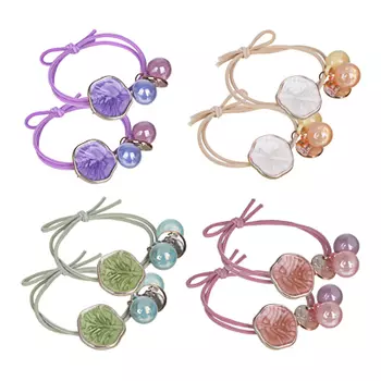 BERIOTTI Резинка для волос 2шт, полиэстер, пластик, d5см, 2-4 цвета