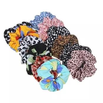 BERIOTTI Резинка для волос, полиэстер, d5см, 4 дизайна, 16.11-3