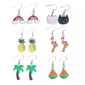 BERIOTTI Серьги, биж.сплав, 1,9-2,7см, 6 дизайнов, 7+, БЖ18-42