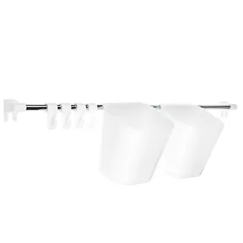 BEROSSI Набор рейлинг с контейнером Prestige, 23х63x12см, снежно-белый