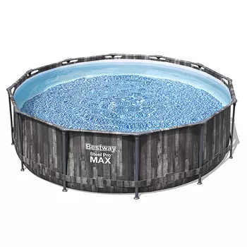BESTWAY Бассейн каркасный STEEL PRO MAX, фильтр-насос, лестница, 366х100см, 5614X