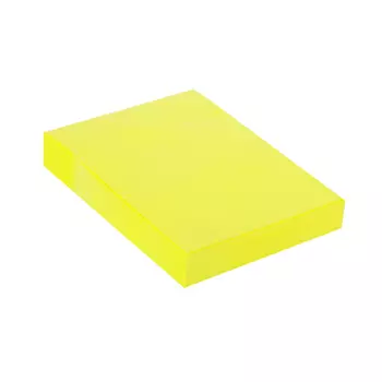 Блок с клеевым краем ClipStudio 51x76мм, 100 листов, неоновый, желтый