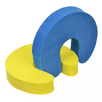 Блокираторы дверей 2шт., ЭВА, d10х2см, 2 цвета