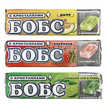 БОБС Леденцы, в ассортименте, 35г