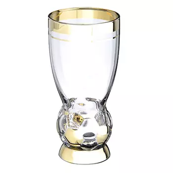 Бокал пивной стеклянный с декором С4052 410мл Н Кубок победителя