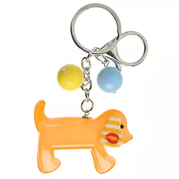 Брелок акриловый, в виде животных 2, разм. 9-12см