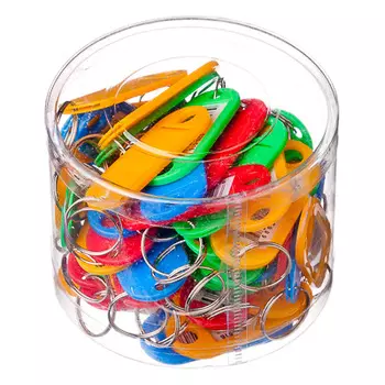 Брелок для ключей, с окном для надписи, 5х2см, 1 штука