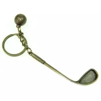 Брелок "Гольф", металл, 11см