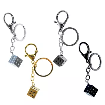 Брелок кости, металл, 4 цвета