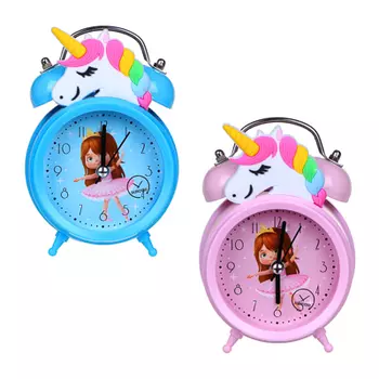 Будильник 13х8,5х5см, металл