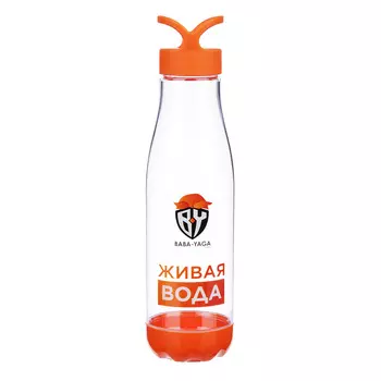 Бутылка для воды, 0,66 л, 26х6.5 см, PC и PP, BY