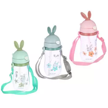 Бутылочка детская, 420 мл, пластик, 3 дизайна