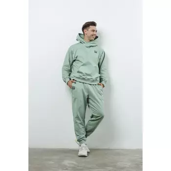 BY Брюки мужские, хлопок / полиэстер, размер S, цвет оливковый