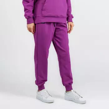 BY Брюки женские, хлопок / полиэстер, размер L, цвет сиреневый